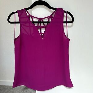 Skies are Blue Magenta Blouse, size S